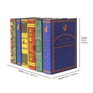 Juniper Books Harry Potter House Mashup DUST Jackets ONLY | Custom Book Covers for Your 7-Volume Hardcover American Harry Potter Book Set published by Scholastic | J.K. Rowling | Books NOT Included