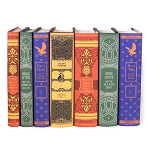 Juniper Books Harry Potter House Mashup DUST Jackets ONLY | Custom Book Covers for Your 7-Volume Hardcover American Harry Potter Book Set published by Scholastic | J.K. Rowling | Books NOT Included