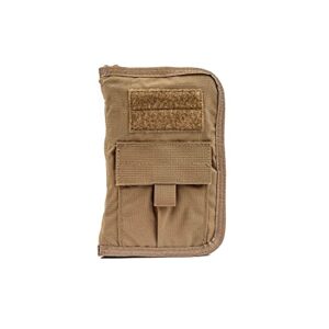 t3 data book cover, tactical notebook organizer case, heavy-duty document and hiking journal case coyote tan