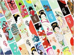 30 pcs vintage japanese style bookmarks (japanese painting)