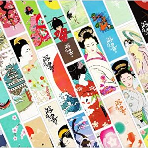 30 Pcs Vintage Japanese Style Bookmarks (Japanese Painting)