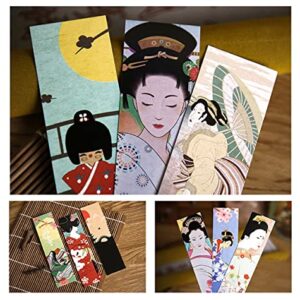 30 Pcs Vintage Japanese Style Bookmarks (Japanese Painting)