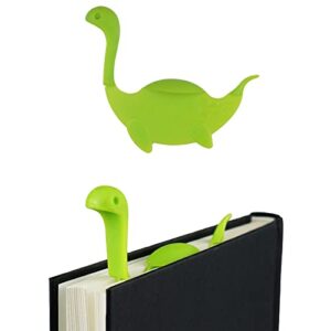 symfloor green water monster bookmark – green pagekeeper bookmark unique gifts for readers, women & men, book markers – pretty bookmarks lightweight plastic manga bookmark for girls, boys, kids
