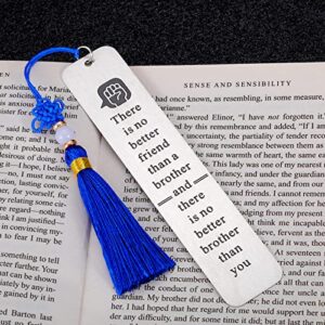 Brother Gifts from Sister Brother Birthday Christmas Bookmark for Brother in Law Stepbrother Best Friend Book Lovers Sibling Father’s Day Gifts for Him Men BFF Wedding Graduation Anniversary Present