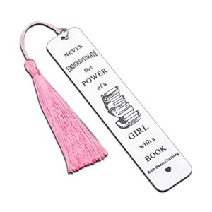 inspirational bookmark for powerful women girls female lawyer students book lover birthday graduation law bookmark gifts for daughter friends lady bff christmas gifts for teenage girls fans