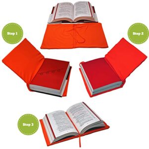 Stretchable Jumbo Book Covers 7 Pack Individual Colors Book Suits® fits Hardcover Textbooks up to 9.5" X 14" Durable Washable Reusable Extras Labels and Ruler