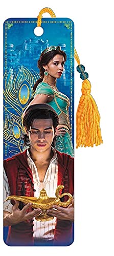 Disney Bookmark for Adults Kids Bundle - 4 Pc Disney Live Action Movie Bookmark Set Featuring Aladdin, Beauty and The Beast, Dumbo, and Lion King (Disney School Supplies)