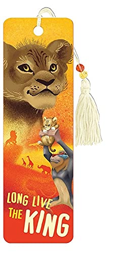 Disney Bookmark for Adults Kids Bundle - 4 Pc Disney Live Action Movie Bookmark Set Featuring Aladdin, Beauty and The Beast, Dumbo, and Lion King (Disney School Supplies)