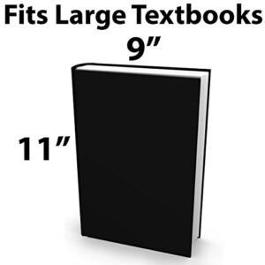 Book Sox Stretchable Book Cover: Jumbo Solid Red. Fits Most Hardcover Textbooks up to 9 x 11. Adhesive-Free, Nylon Fabric School Book Protector. Easy to Put On. Washable & Reusable Jacket.