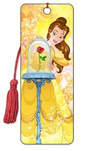 3d disney princess bookmarks – by artgame (belle rose)