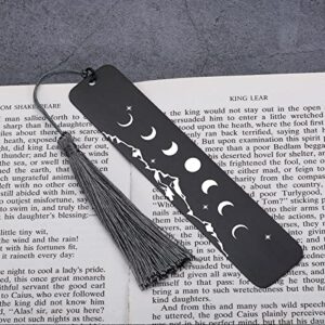 Inspirational Bookmarks for Women Men Book Lovers Friends Birthday Christmas Stocking Stuffers Valentines Day Gifts for Women Unique Graduation Teacher Appreciation Retirement Gifts Moon Mountain