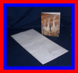 10 – 14″ x 28″ brodart archival fold-on book jacket covers — center-loading, clear, mylar, adjustable