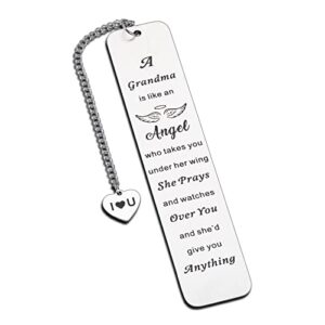 grandma gifts from grandchildren birthday gifts for grandmother from grandaughter grandson mother’s day gift bookmark for grandma nana grammy grandmother gift from teen kid first time new grandma gift