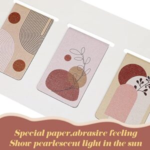 10 Pieces Magnetic Bookmarks for Books, Flower Aesthetic Bookmark Floral Abstract Book Marks Magnet Reading Page Markers Abstract Book Clip Accessories for Women Kid Student