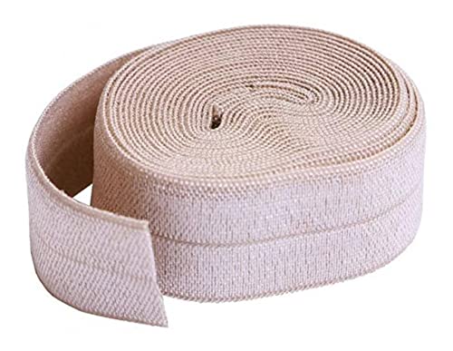 By Annie 3/4In X 2Yd Natural Fold-Over Elastic