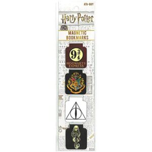 Ata-Boy Harry Potter Assortment #1 Set of 4 1" Magnetic Page-Top Bookmarks