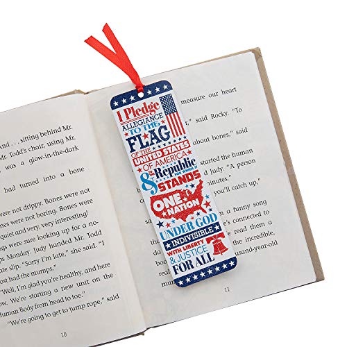 Fun Express Patriotic Bookmarks - Stationery - 24 Pieces