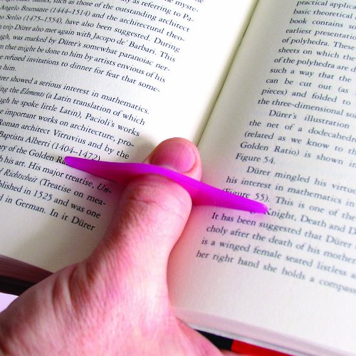 Thumb Thing Book Page Holder and Bookmark, Medium, colors may vary (TPG-TT2)
