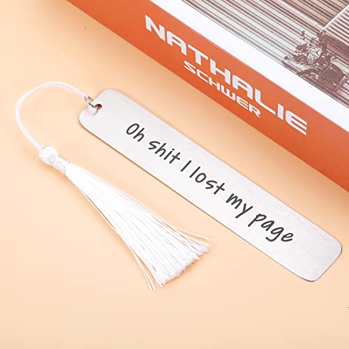 Funny Bookmark Gifts for Women,Book Lover Gift for Women Friend Birthday Christmas Gifts for BFF Her Spicy Reader Book Club Gifts, Female Friend Valentines Day Graduation Gifts for Son Daughter