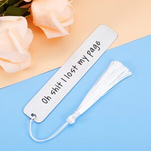 Funny Bookmark Gifts for Women,Book Lover Gift for Women Friend Birthday Christmas Gifts for BFF Her Spicy Reader Book Club Gifts, Female Friend Valentines Day Graduation Gifts for Son Daughter