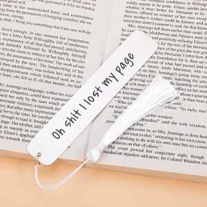 Funny Bookmark Gifts for Women,Book Lover Gift for Women Friend Birthday Christmas Gifts for BFF Her Spicy Reader Book Club Gifts, Female Friend Valentines Day Graduation Gifts for Son Daughter