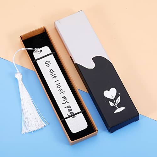 Funny Bookmark Gifts for Women,Book Lover Gift for Women Friend Birthday Christmas Gifts for BFF Her Spicy Reader Book Club Gifts, Female Friend Valentines Day Graduation Gifts for Son Daughter