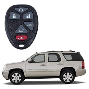 Car Keyless Entry Key Fob Replacement for 2007-2014 Escalade ESV/GMC Yukon/Chevy Suburban Tahoe Remote Control OUC60221, OUC60270 (2 Pack)