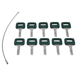 Solarhome 10PCS Ignition Keys 11039228 for Volvo Loader Haul Truck Heavy Equipment Laser Cut