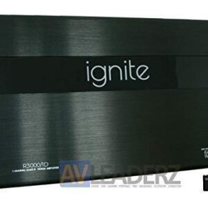 Ignite Audio R3000/1D, Class D Mono Block Car Amplifier - 6000 Watts Peak Power