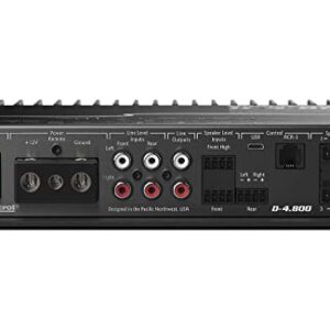 AudioControl D-4.800 4/3/2 Channel High Power Amplifier W/DSP & Matrixing