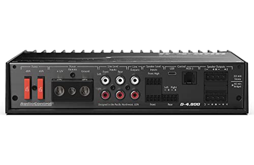 AudioControl D-4.800 4/3/2 Channel High Power Amplifier W/DSP & Matrixing