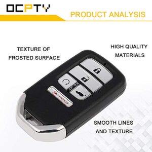 OCPTY 2 PCS Uncut Keyless Entry Remote Control Key Fob for 2016-2020 for Honda for Civic for Honda for CR-V for Honda for Pilot KR5V2X V44 433.92 7812D-V2X A2C98317400 5 Buttons