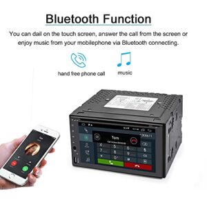 Double-Din-Car-Stereo-with-CD/DVD-Player,6.2 Inch Car Radio with Bluetooth Navigation Touch Screen Mirror Link EZoneTronics 6.2 inch Capacitive Touch Screen ezone-2062