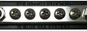 Sherco-Auto Blue Sea 2304 Marine Mini Common Bus Bar 5 X #8-32 Screw 5 Gang 100 Amp