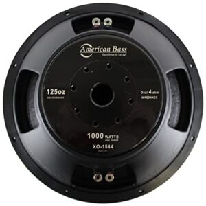 15" Subwoofer 1000W 2" 4 Ohm DVC Pro Car Audio American Bass XO-1544