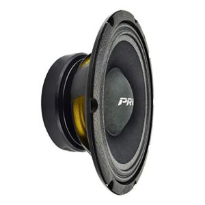 prv audio 10mb400-4 10″ midbass speaker – 10 inch mid bass loudspeaker for pro audio systems – 4 ohms, 400 watts program power, 200 watts rms power, 96 db 10 inch mid-bass speaker (single)