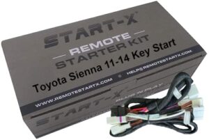 start-x remote starter for toyota sienna 2011-2014 key start || 3x lock to remote start || 2011 2012 2013 2014