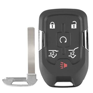 Self-Programmable Replacement for Proximity Smart Key Fob for 2015 2016 2017 2018 2019 2020 Chevy Suburban Tahoe GMC Yukon (FCC:HYQ1AA) 1 pcs