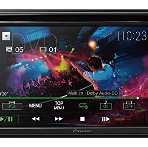 Pioneer AVH-120BT 6.2 Inch Double Din DVD/MP3/CD Player with Touchscreen Bluetooth.