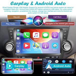 for 2009-2012 Toyota Highlander Radio, Roinvou Android 10.1 CarPlay Stereo with 10.1'' Touch Screen Bluetooth Car Audio Receiver Support Android Auto Mirror Link GPS WiFi SWC FM Radio Backup Camera