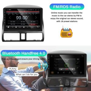 for Honda CRV 2002-2006 Android Car Stereo Support Wireless Carplay Android Auto with 9” Capactive Touchscreen 2+32G HiFi Autoradio WiFi GPS Navigation Backup Camera Multimedia Player Car Radio