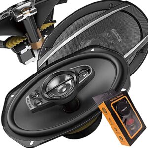 pioneer 6 inch x 9 inch 6×9 700w 5-way a-series coaxial car speakers system with gravity mobile bracket holder