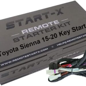 Start-X Remote Starter for Toyota Sienna 2015-2020 Key Start || 3X Lock to Remote Start || 2015 2016 2017 2018 2019 2020