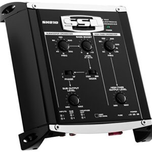 Sound Storm Laboratories SX210 2 Way Car Electronic Crossover with Remote Subwoofer Control