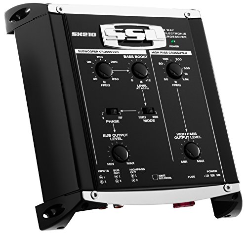 Sound Storm Laboratories SX210 2 Way Car Electronic Crossover with Remote Subwoofer Control