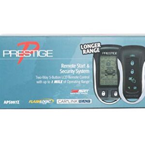 Prestige APS997Z 2-Way 5-Button LCD Remote Control w/ 1 Mile Operating Range