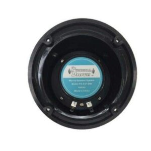 2 RV Marine Gloss Black Wavy Silver 5.25" Flush Mount Speaker UV Waterproof