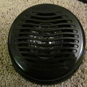 2 RV Marine Gloss Black Wavy Silver 5.25" Flush Mount Speaker UV Waterproof