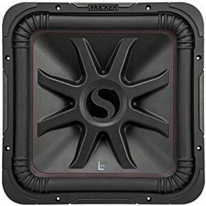 Kicker (2) 45L7R152 Car Audio L7R Square 15" Sub 1800W Subwoofer L7R15 Bundle with Harmony HA-A1500.1 Amplifier & Amp Kit