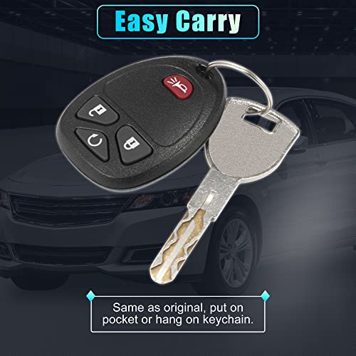 X AUTOHAUX 315MHz OUC60270 15913421 Keyless Entry Remote Car Key Fob for Chevrolet Silverado for GMC Sierra 1500 2500 3500 2007-2013 4 Buttons